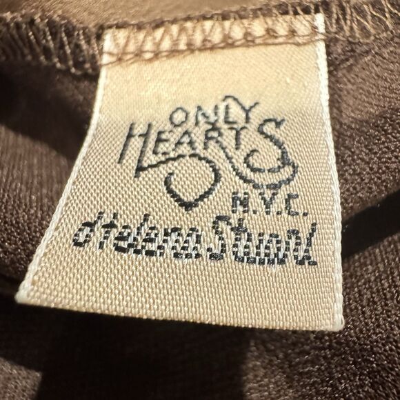 Vintage Y2K Tank Top Only Hearts NYC Helena Stuart 100% Silk Sz S Whimsy Fairy - Picture 15 of 16